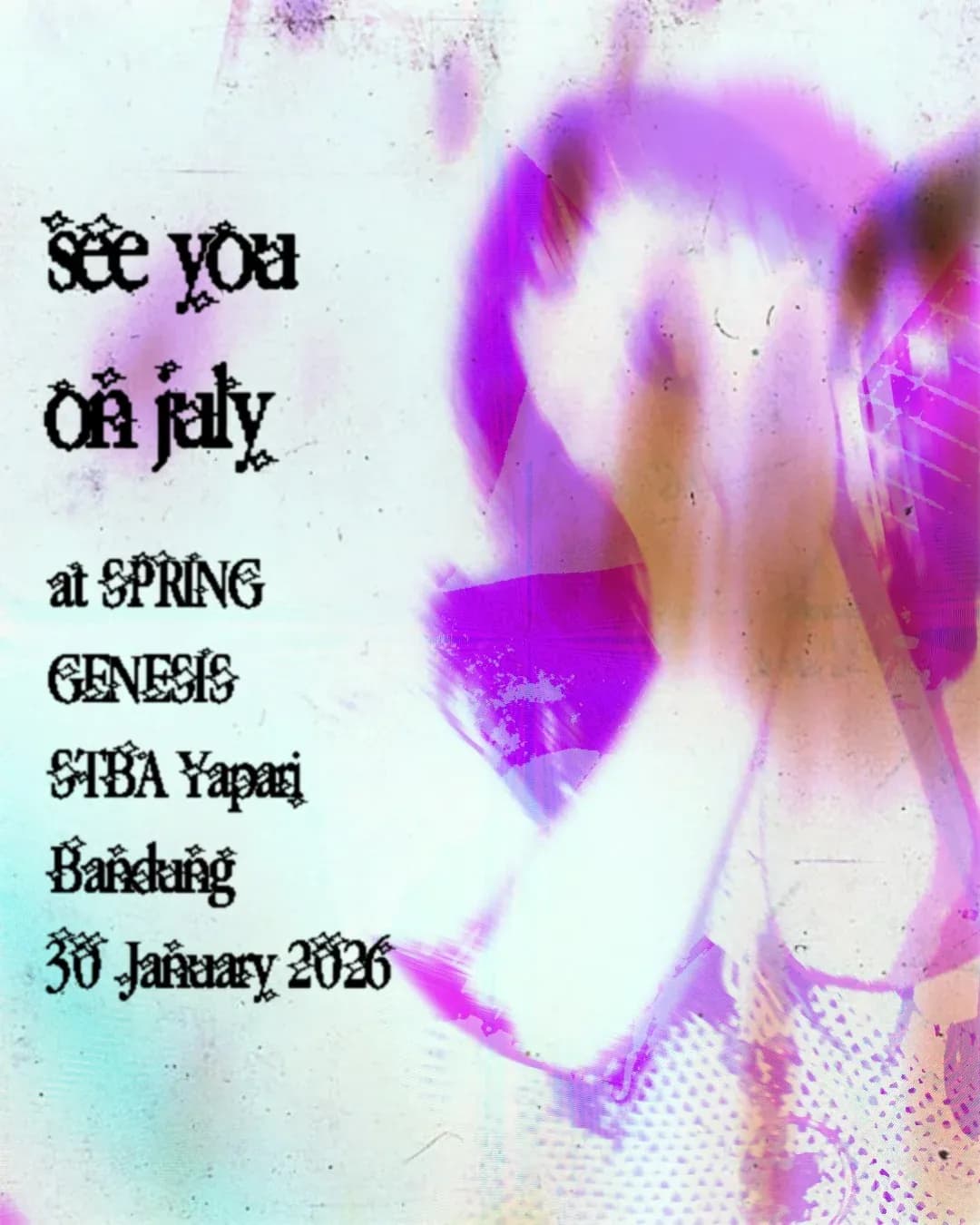 Spring Genesis show flyer