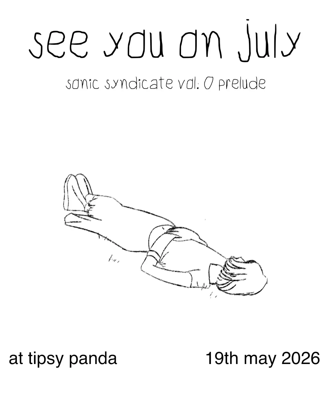 Sonic Syndicate Vol. 0 Prelude show flyer